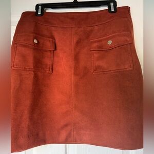 Like new Loft soft faux suede look skirt